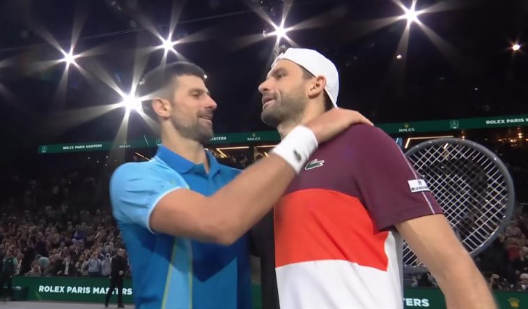 Novak Djokovic se retira del Masters de París