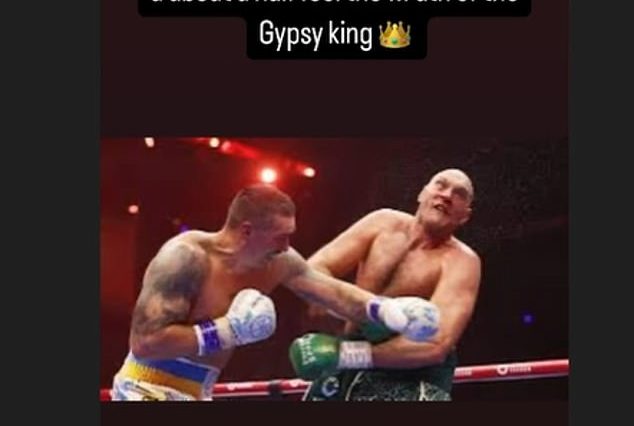 Oleksandr Usyk emitió una respuesta brutal en Instagram después de que Tyson Fury afirmara que el ucraniano