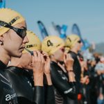 Cassandre Beuagrand salida en natación Gran Final WTCS Torremolinos 2024 crédito de la foto Triatlón Mundial