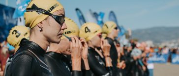 Cassandre Beuagrand salida en natación Gran Final WTCS Torremolinos 2024 crédito de la foto Triatlón Mundial