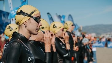 Cassandre Beuagrand salida en natación Gran Final WTCS Torremolinos 2024 crédito de la foto Triatlón Mundial