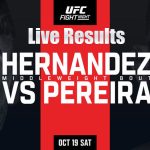 Resultados en vivo de UFC Vegas 99: Hernández vs.Pereira