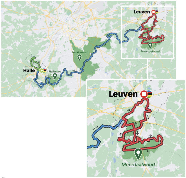 Ruta de élite femenina y circuito de llegada para el Campeonato Mundial de Gravel UCI 2024