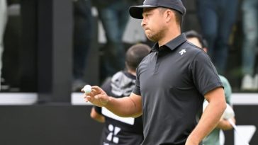 Xander Schauffele se recuperó el viernes después de una pesadilla en el día inaugural del Zozo Championship del US PGA Tour en Japón (Toshifumi KITAMURA)