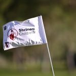 Una bandera de Shriners Children's en el noveno green durante la primera ronda del Shriners Children's Open 2024 en TPC Summerlin el 17 de octubre de 2024 en Las Vegas, Nevada. (Foto de Orlando Ramírez/Getty Images)