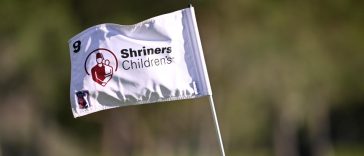 Una bandera de Shriners Children's en el noveno green durante la primera ronda del Shriners Children's Open 2024 en TPC Summerlin el 17 de octubre de 2024 en Las Vegas, Nevada. (Foto de Orlando Ramírez/Getty Images)