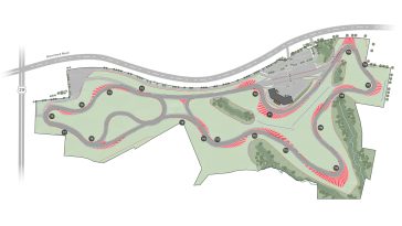 Mapa del Circuito Diez Décimos