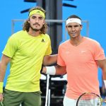 Stefanos Tsitsipas y Rafael Nadal