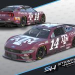 Chase Briscoe Texas A&M University NASCAR coche Las Vegas