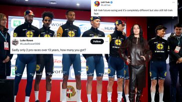 Tweets de la semana: Lidl-Trek se vuelve mocoso, algunos corredores embarrados en Paris-Tours y ¿Cav es el nuevo Bond?