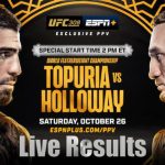 UFC 308: resultados en vivo de Topuria vs. Holloway