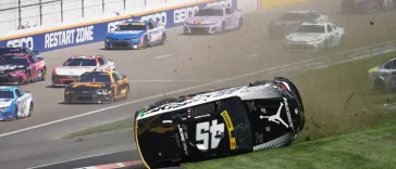 Tyler Reddick Las Vegas video flip Lo más destacado de South Point 400 Chase Elliott Brad Keselowski