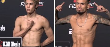 Video de peso del evento principal de UFC Vegas 98: Brandon Royval vs Tatsuro Taira