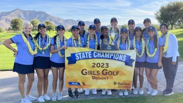 El equipo de golf femenino de Xavier Prep ganó el campeonato DI 2023. Ocupan el puesto número 1 de cara al torneo de 2024 que comienza a principios de noviembre.