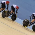 Phil Hindes, Chris Hoy y Jason Kenny en los Juegos Olímpicos de Londres 2012