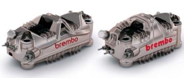 Freno delantero Brembo MotoGP 2025 y 2024.