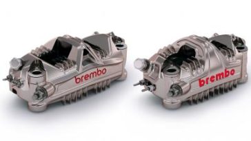 Freno delantero Brembo MotoGP 2025 y 2024.