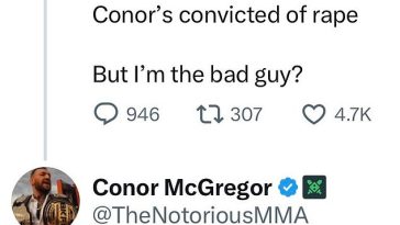 Conor McGregor ha respondido a Jake Paul tras el veredicto de agresión sexual del irlandés