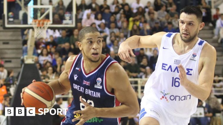 Great Britain's Myles Hesson (left) in action against Greece