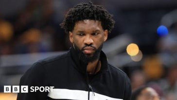 Philadelphia 76ers' Joel Embiid