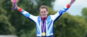 Alistair Brownlee Olimpiadas Triatlón Londres 2012 Podio Oro