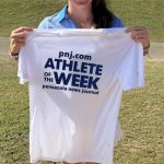 Abby Vernier, del oeste de Florida, ganó el premio al Atleta de la Semana del PNJ del 11 al 16 de noviembre.