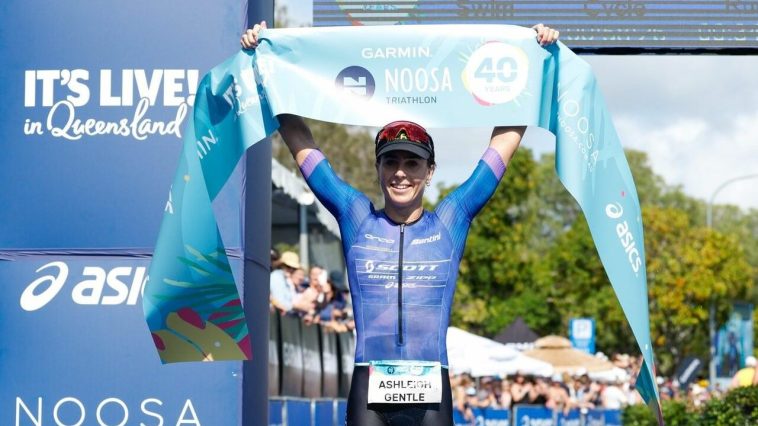 Ashleigh Gentle gana su décimo título de triatlón Garmin Noosa en 2023