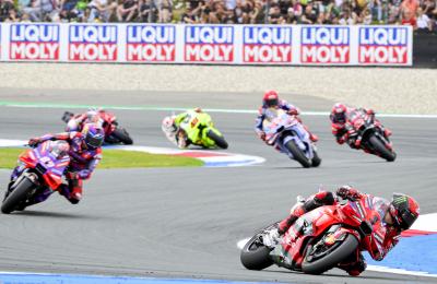 Francesco Bagnaia, Martín, Márquez. Assen.