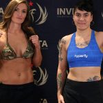 Pesajes y enfrentamientos de luchadores del Invicta FC 58