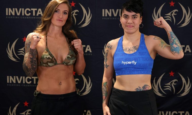 Pesajes y enfrentamientos de luchadores del Invicta FC 58