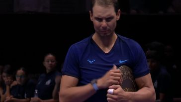 Rafael Nadal está trabajando muy duro en los entrenamientos