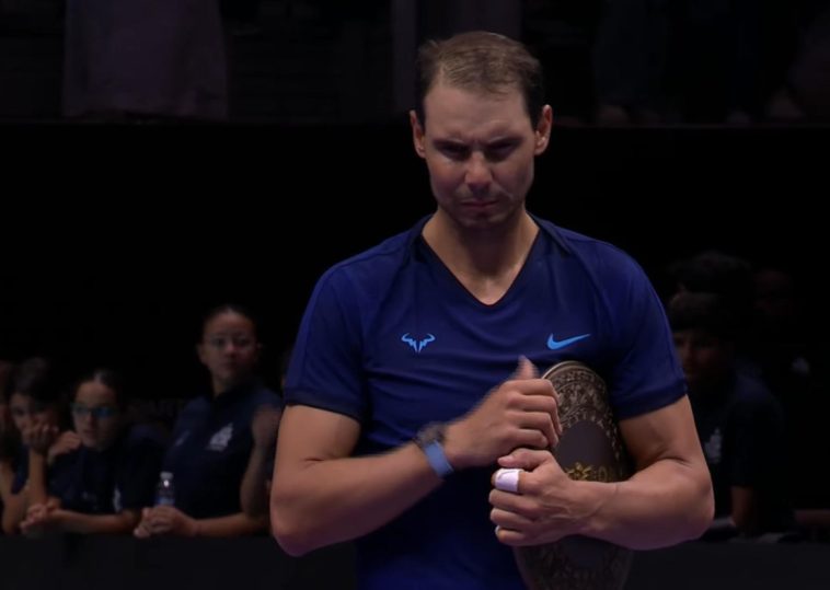 Rafael Nadal está trabajando muy duro en los entrenamientos