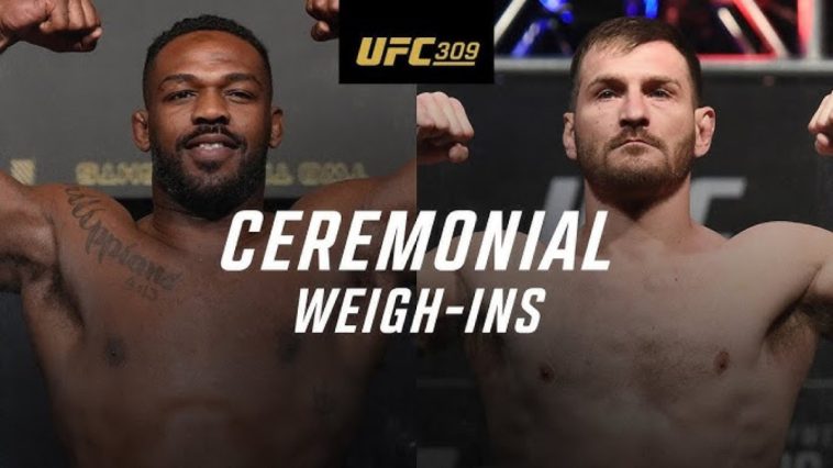 UFC 309: Video del pesaje ceremonial de Jones vs. Miocic