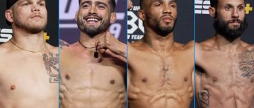 Veteranos de UFC en acción de MMA, boxeo, kárate y MMA sin guantes del 13 al 16 de noviembre