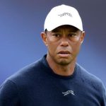 Tiger Woods en acción en el Open de julio