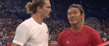 Alexander Zverev supera un comienzo lento y supera a Zhizhen Zhang