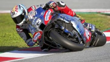 Raúl Fernández, test de MotoGP en Barcelona 2024