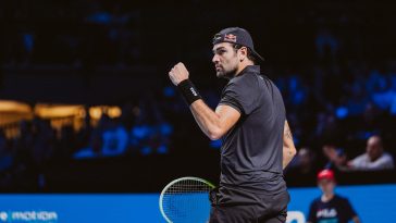 El Regreso del Año Matteo Berrettini entrena en Brisbane