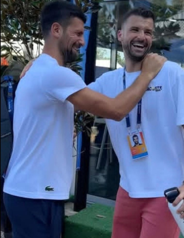 Novak Djokovic y Grigor Dimitrov