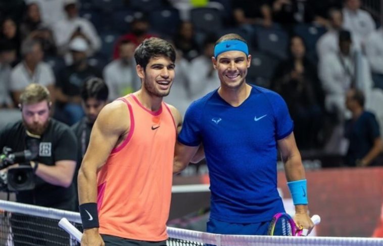 Rafael Nadal y Carlos Alcaraz