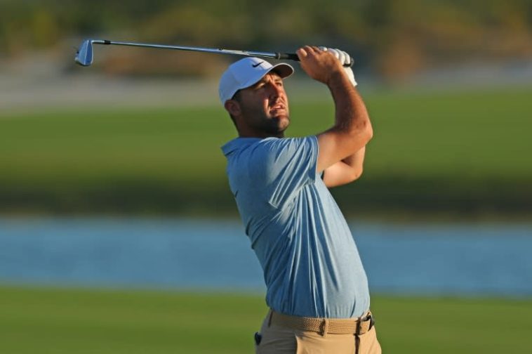 Scottie Scheffler, de Estados Unidos, mejor clasificado, se convirtió en el tercer jugador en capturar títulos consecutivos en el Hero World Challenge (Kevin C. Cox)