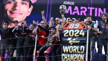 Jorge Martín, campeón de MotoGP, Barcelona 2024