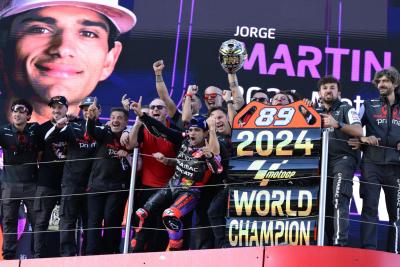 Jorge Martín, campeón de MotoGP, Barcelona 2024