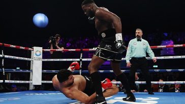 Lawrence Okolie consiguió una impresionante victoria contra Hussein Muhamed en su debut profesional.