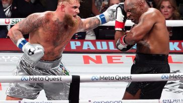 Jake Paul, de 27 años, venció a Mike Tyson, de 58 años, por decisión unánime en su pelea de ocho asaltos en octubre.