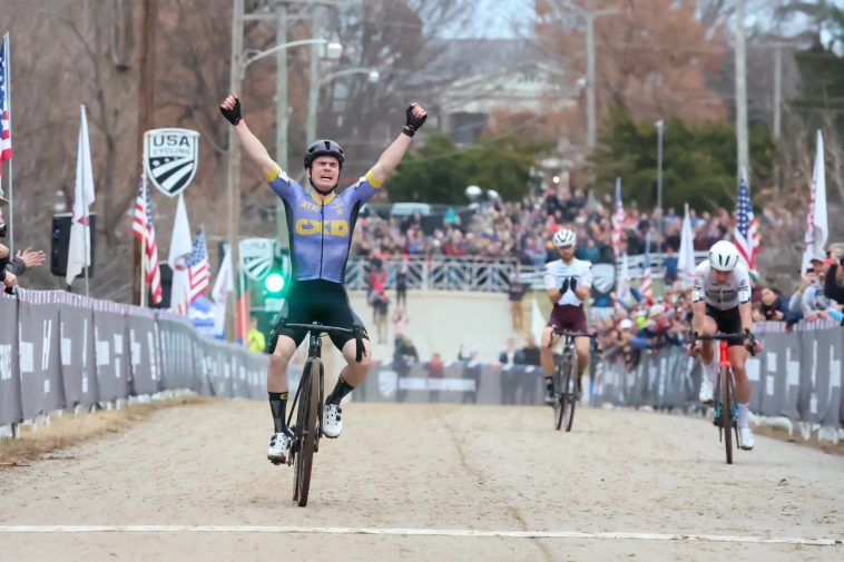 Nacionales de ciclocross de EE. UU.: Andrew Strohmeyer gana el primer título masculino de élite en sprint de tres corredores