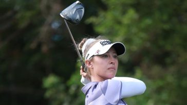 El conductor TaylorMade de Nelly Korda en el Grant Thornton Invitational parece ser un Qi35 Max aún por lanzarse. (Foto de Carmen Mandato/Getty Images)