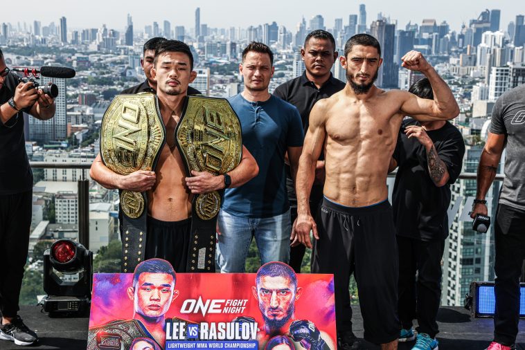 Christian Lee vs Alibeg Rasulov cara a cara ONE FIght Night 26