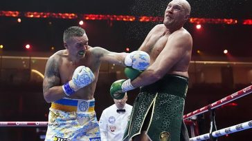 Se anunció que un juez con inteligencia artificial calificará la revancha entre Oleksandr Usyk y Tyson Fury.