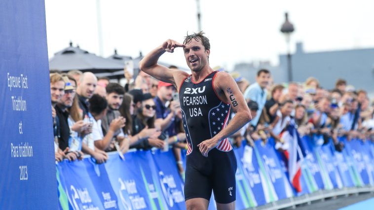 Evento de prueba de Morgan Pearson en París [Photo credit: World Triathlon / Wagner Araujo]